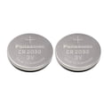 thumbnail image 4 of One (1) Twin Pack (2 Batteries) Panasonic Cr2032 Lithium Coin Cell Battery 3V Blister Packed, 4 of 5