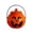 01_Pumpkin Lamp with Electronic Candle, variant on Halloween Decorations Lights Pumpkin Bucket with LED Candle Light Portable Candy Pail for Kids Party by PALIFEUR