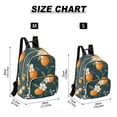 thumbnail image 2 of FORMRS Mini Backpack Purse for Women Travel Daypack Casual Shoulder Bag, Floral Oranges, 2 of 7