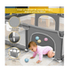 thumbnail image 3 of Corralito Para Modelocorralito Hermosa Vida Dk-122h Bebe Plegable Bebe Plegable Gimnasio Juegos Portatil 180cm 120cm Color Gris, 3 of 4