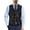 Black Marble Pattern, variant on Dragon Pattern Casual Waistcoat Vest Woven Fabric Button Down Slim Fit Mens Suit Vest for Business Formal