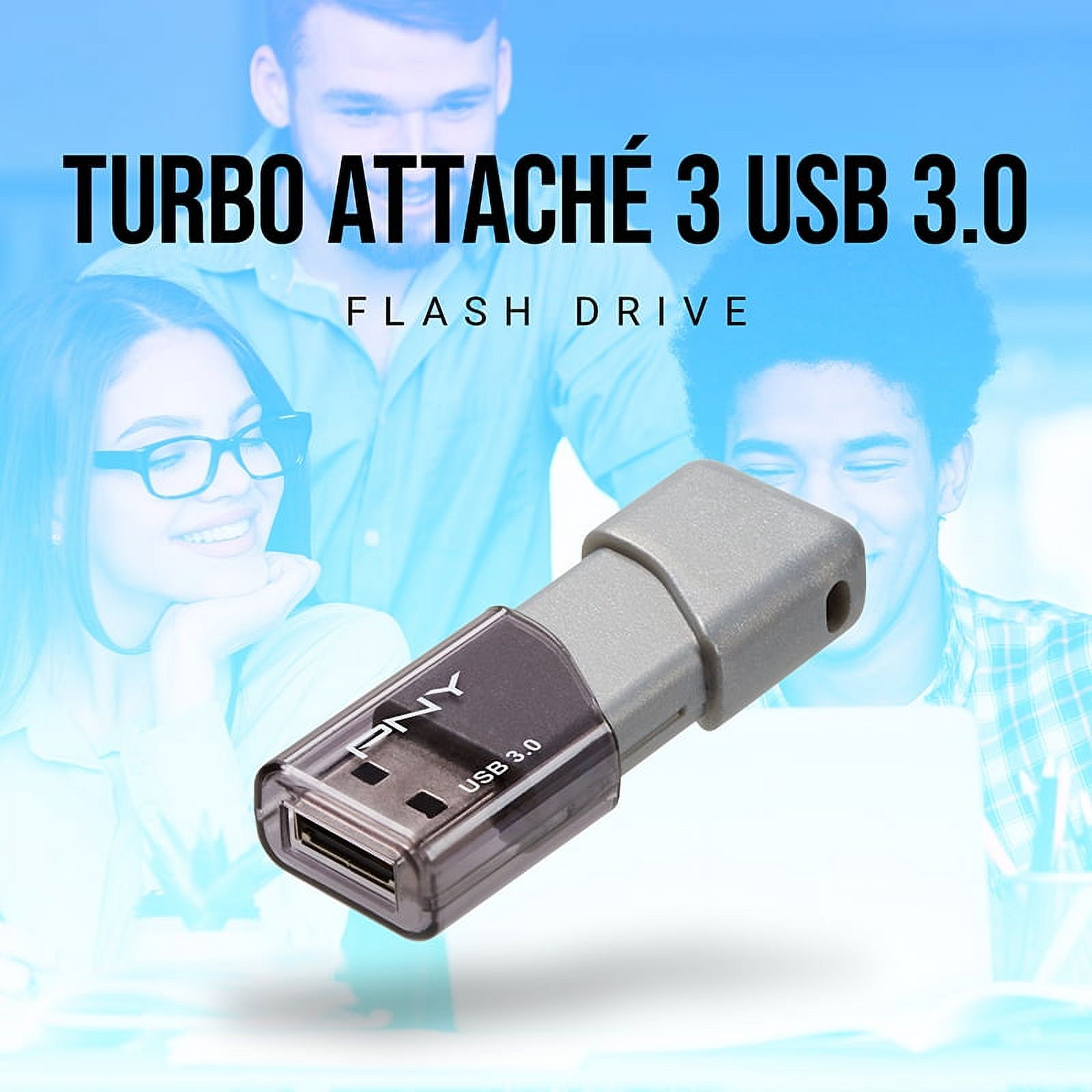 PNY 32GB Turbo Attaché 3 USB 3.0 Flash Drive, 10 Pack - image 3 of 7