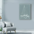 thumbnail image 3 of Trademark Fine Art 'UA CH Yacht Sketches I' Canvas Art by Ethan Harper, 3 of 4