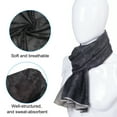 thumbnail image 2 of 63"x20" Camo Scarf Camouflage Netting Camo Mesh Net Veil Desert Mesh Scarves for Outdoor Activities Black 2 Pack, 2 of 5