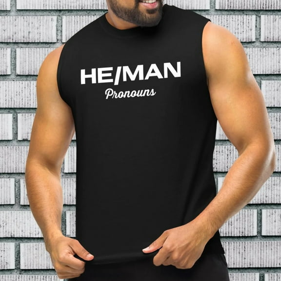 He/Man Muscle Tank Top