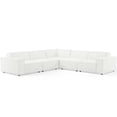 thumbnail image 2 of Modway Canapé Sectionnel Moderne en Tissu Rembourré 5 Pcs Blanc, 2 of 12