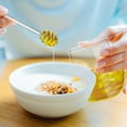 thumbnail image 3 of WINOMO 300ml Glass Honey Pot Clear Jam Jar Set with Dipper and Lid for Home Kitchen Use 优化后的标题： WINOMO 300ml Clear Glass Honey Pot Set with Dipper Lid for Home Kitchen Use, 3 of 8