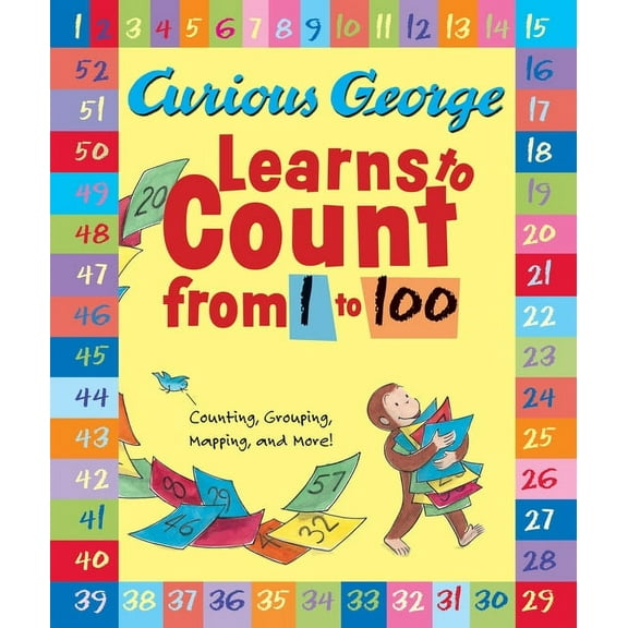 Curious George Curious George Learns to Count from 1 to 100, (Paperback)