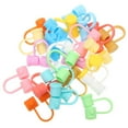 thumbnail image 3 of OFFIGAM Straw Caps Maintain Hygiene Silicone 50pcs, 3 of 8