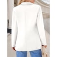 thumbnail image 2 of Weardear Women's Fall Business Casual Blazers Long Sleeve Notch Lapel Trendy Work Office Blazer Jackets Outerwear, 2 of 6