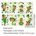 thumbnail image 4 of Set Of St. Patrick's Day Window Stickers Irish Holiday Wall Stickers Decoration -SPN011, 4 of 4
