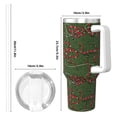 thumbnail image 4 of Pofeuu Red Snake Print 40oz Ice Bully With Handle And Straw Stainless Steel Vacuum Insulated Cup And 2 In 1 Straw Lid, 4 of 8