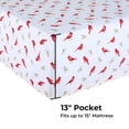thumbnail image 2 of Videri Home Queen Sheet Set - 4 Piece Bed Sheets, Wrinkle Free Fade Resistant Easy Care Printed Bedding Set, Durable Comfortable Home Use, Snow Birds, 2 of 7