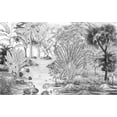 thumbnail image 3 of Muravie Black And White Tropical Pattern 3D Wallpaper, Bath Room Peel And Stick Wallcoverings, 3 of 4