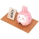 thumbnail image 5 of FELTECHELECTR Estatua de conejo de mesa, adorable conejo, decoración de escritorio, figura de conejo de dibujos animados, 5 of 7