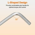 thumbnail image 6 of Uxcell 2pcs Hex Key Wrench 3mm Stainless Steel L-Shape Hexagon Metric Wrenches Repairing Tool for Home DIY Bike Motorcycle Repair, 6 of 8