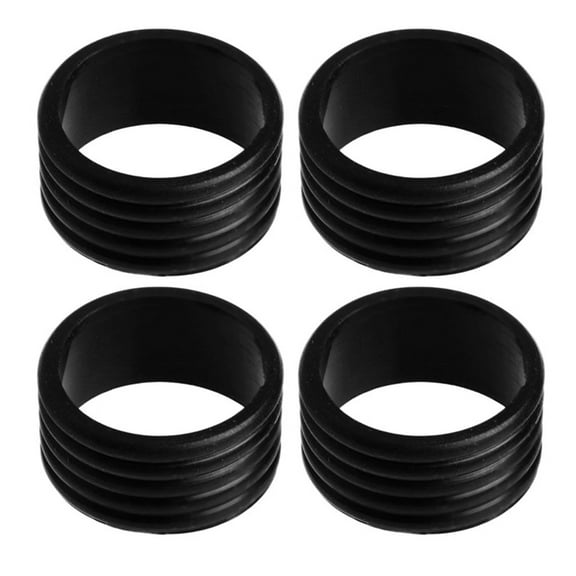 UNTERING 4Pcs Tennis Racket Silicone Racquet Grip Rings Racket Bands n Slip Racket Rubber Rings Absorbent Overgrips in Place