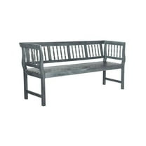 Safavieh Brentwood Indoor/Outdoor Traditional Acacia Patio Bench