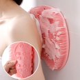 thumbnail image 5 of Silicone Shower Foot Scrubber Mat with Wall-Mounted Suction Cups, Back and Foot Cleaning Pad for Bath and Shower, 5 of 6