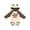 Natural & Brown w Ears, variant on Inktastic I Love My Nanny Boys or Girls Long Sleeve Baby Bodysuit