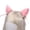 Pink, variant on lanema Handmade Cats Ear Hair Clip with Bows for and Party Costume