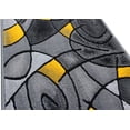thumbnail image 3 of YHSF Modern Contemporary Area Rug for Living Room, Bedroom, and Office – Elegant Thick Carpet for Dining Room, Kitchen, & Hallways – Washable - Home Decor - Water Repellent - Yellow (2x3 Feet), 3 of 5