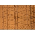thumbnail image 1 of Ahgly Company Machine Washable Indoor Rectangle Oriental Orange Industrial Area Rugs, 5' x 7', 1 of 4