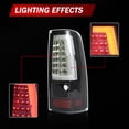 thumbnail image 3 of LED Tail Lights For 2003-2006 Chevy Silverado Brake Lamps LED Black Pair LH+RH, 3 of 4
