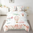 thumbnail image 2 of Castle Fairy 7-Piece Full Size Bedding Set, Plane Cartoon Airplane Transportation Bedding, 2 of 8