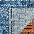thumbnail image 6 of SAFAVIEH Courtyard Morven Geometric Indoor/Outdoor Area Rug, Navy/Grey, 8' x 11', 6 of 10