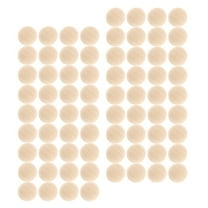 UPOUART 300PCS Small Unfinished Half Round Wood Beads for Crafts, Jewelry Making, and Projects
