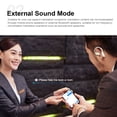 thumbnail image 4 of braveheart Two-way In Earbuds For Easy Language Language Details Language Earbuds Translation Non-ear Cloud-like Translator Voice Black, 4 of 6