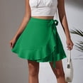 thumbnail image 2 of Sentmoon Skirt Shorts High Waist Womens Mini Skirt Active Solid Color Regular Fit Tennis Skirts for Summer and Hot Weather S-XL, 2 of 8