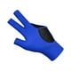 thumbnail image 2 of Guante de billar de tres dedos, guantes de billar, guantes deportivos, guantes de billar portátiles y transpirables. azul, 2 of 9