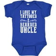 thumbnail image 3 of Inktastic I Love My Tattooed & Bearded Uncle Boys Baby Bodysuit, 3 of 5