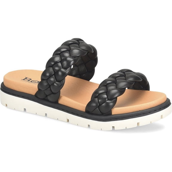 Born Women's Freesia Sandal Black Full Grain Leather - BR0048103