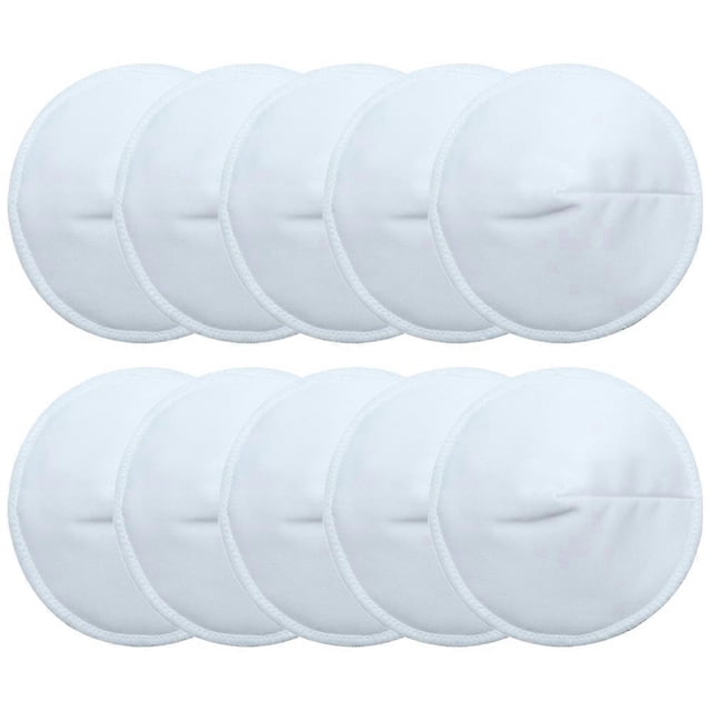 Organic Bamboo Nursing Pads 10 Washable Reusable