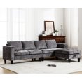 thumbnail image 2 of Reversible Chaise Sectional Sofa, Medium-Soft Seats - Ideal for Comfortable Living Spaces, 2 of 6