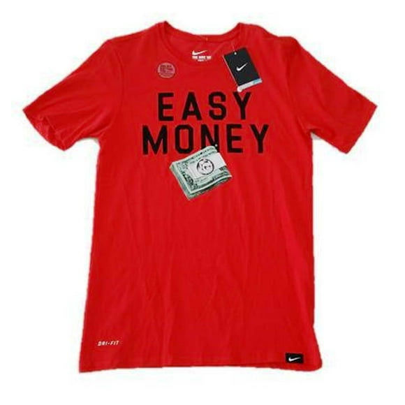 NIKE KD Men's EASY MONEY Red 7151633 T-SHIRT Dri-Fit ( S )
