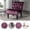 Purple, variant on 31" Velvet Butacas Para Sala Couch, Comfy Small Chair with Tufted, Reading Nook Chair with Wooden Legs for Living Room Office Reading Nook, Teal