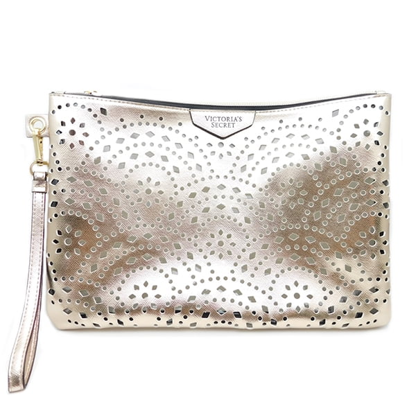 gold wristlet purse