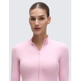 thumbnail image 4 of CRZ YOGA Butterluxe Cropped Athletic Jackets for Women Full Zip Up Track Tops, 4 of 5