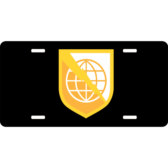 9th Signal Command License Plate