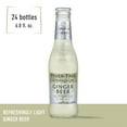 (24 Bottles) FeverTree Light Ginger Beer, 6.8 Fl Oz