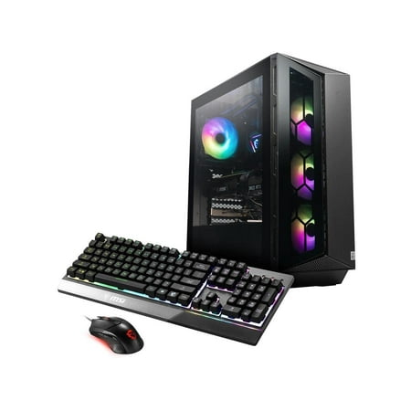 MSI Aegis RS Gaming Desktop, Intel Core i7-11700K, GeForce RTX 3080 Ti, 32GB DDR4 3000MHz, 2TB SSD + HDD, WiFi 6E, Liquid Cooling, USB Type-C, VR-Ready, Windows 10 Home Adv. (11TF-223US)