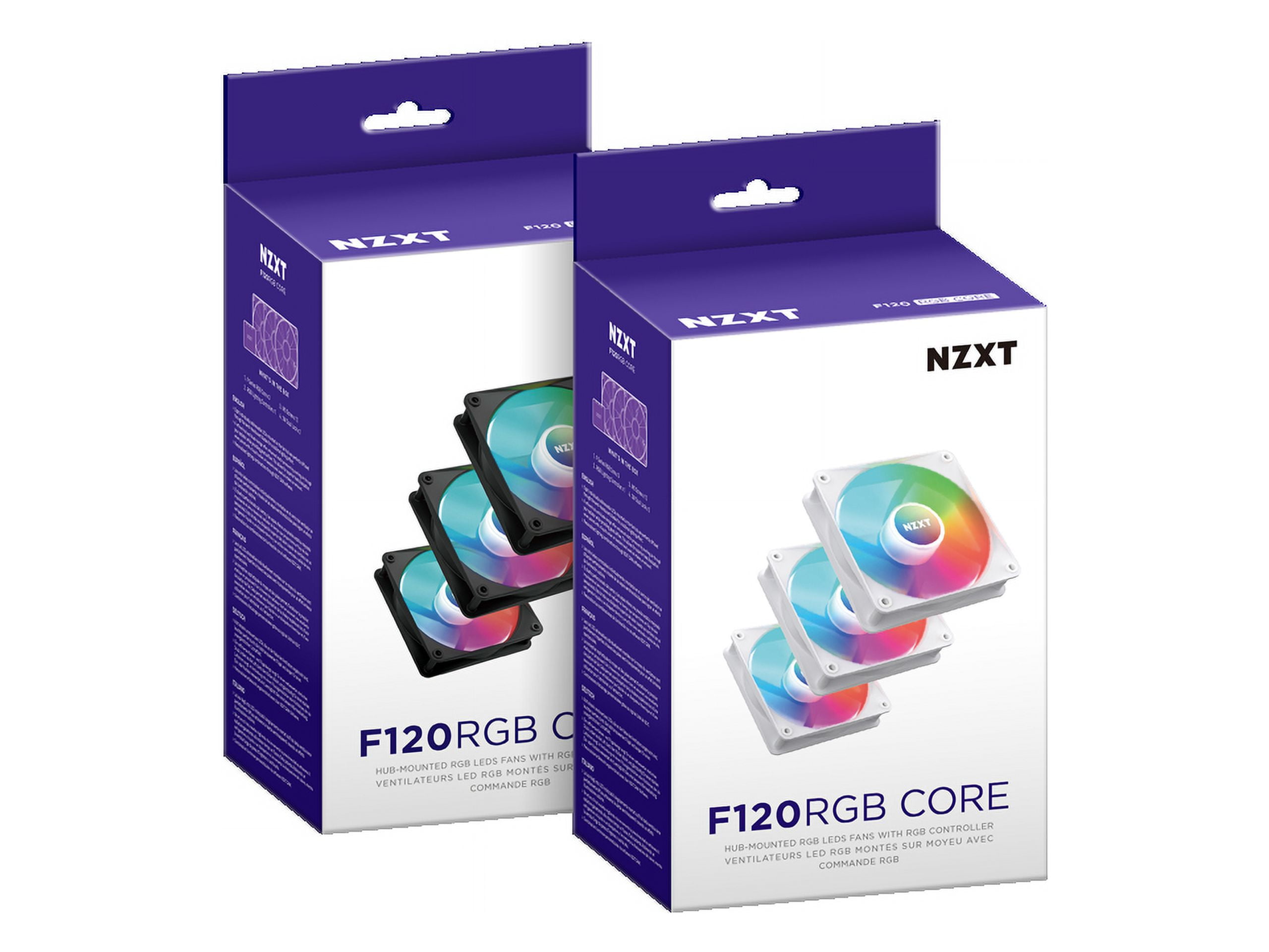 NZXT F120 RGB Core 120mm Fans X3