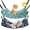 Blue-Green, variant on Semfri 2Pcs Hanging Hammock for Cats Double-Sided Breathable Pet Cage Hammock for Cats, Ferrets, Puppies, Rabbits, And Small Animals - M, Strawberry Pattern