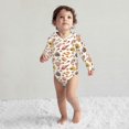 thumbnail image 4 of Long Sleeve Onesies Girl Boy, Conch Shells Print No.9045 Cute Comfy Cotton Unisex Baby Onsies Bodysuits Clothes, Soft Side Snap Onesies for Infant Baby Girls and Boys 0-24 Months, 4 of 7