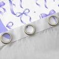 thumbnail image 4 of Manfei Cartoon Purple Bow Letter C Monogrammed Black Out Curtains for Girls Teens,Polka Dots Cute Alphabet Curtains Pack of 2 (42x63 Each) for Kids,Super Cozy Room Decor, 4 of 6