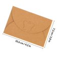 thumbnail image 2 of unbranded 50Ud Sobres Para Cartas En Papel Kraft Retro Resistente De Estilo Clásico, 2 of 6